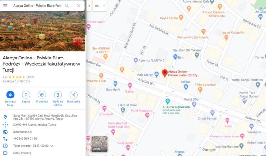 Mapa biura AlanyaOnline