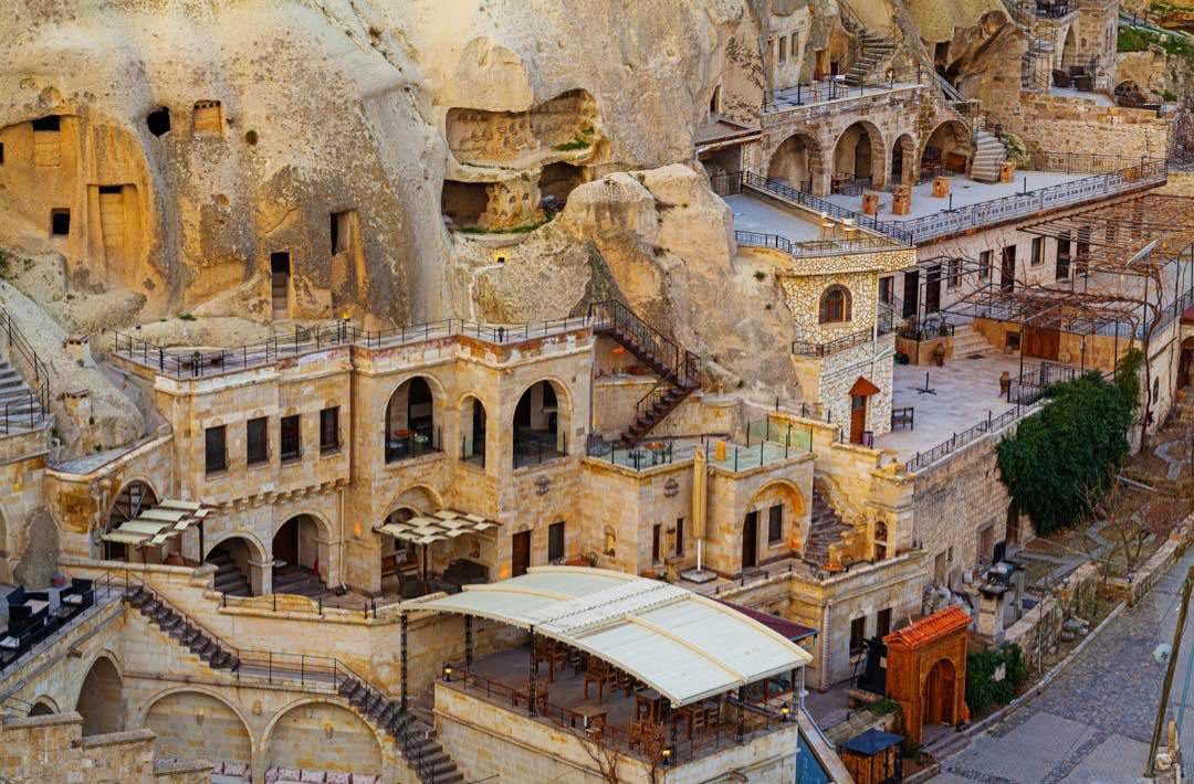 Kapadockie miasto wykute w skale