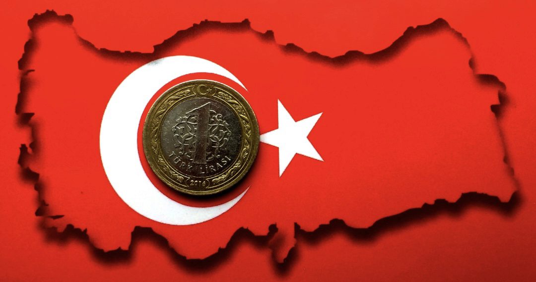 monety na fladze Turcji